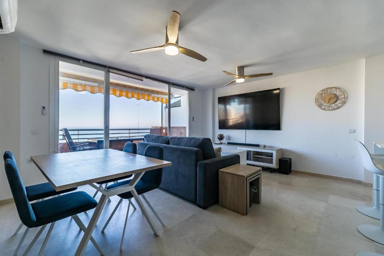 Vistas Azules -- Remodeled, Large Terrace, Spectacular Ocean Views And Beach Level Access Torremolinos Ngoại thất bức ảnh